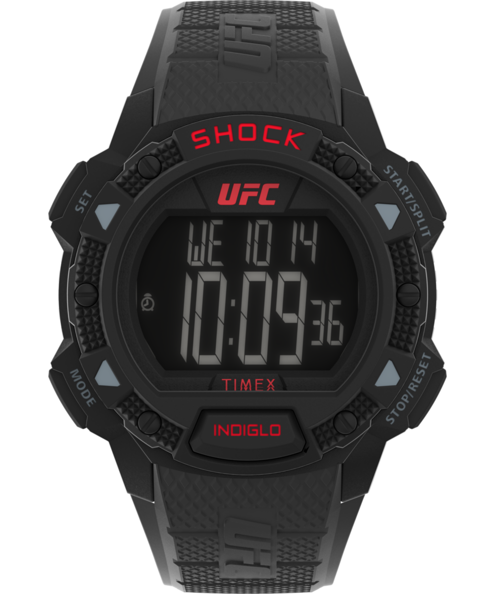 Timex UFC Round 21mm Black Dial Digital Men Watch - TW4B274000D