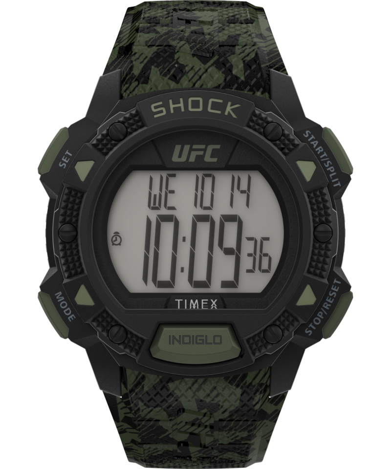 Timex UFC Round 21mm Grey Dial Digital Men Watch - TW4B275000D Watch Timex