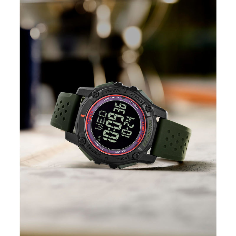 Timex Expedition Round 49mm Grey Dial Digital Men Watch - TW4B33700UJ Watch Timex