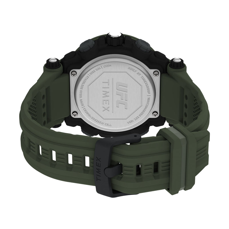 Timex UFC Strength Green Round Dial Quartz Analog Men Watch Watch Timex