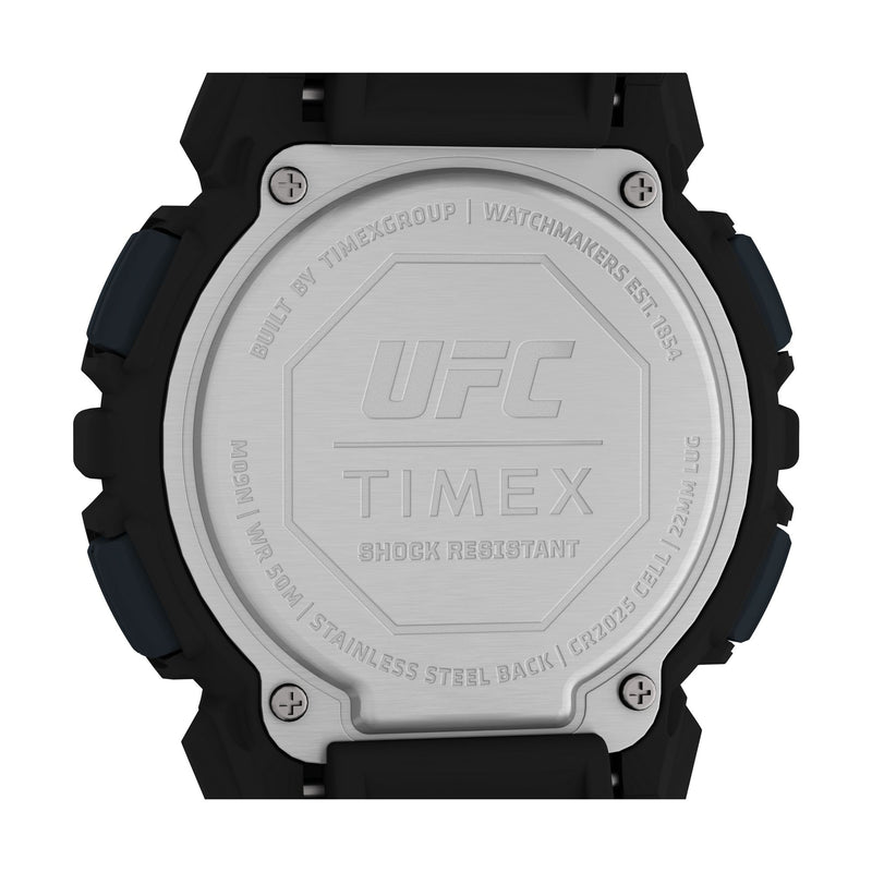 Timex UFC Round 21mm Black Dial Digital Men Watch - TW5M534000D Watch Timex