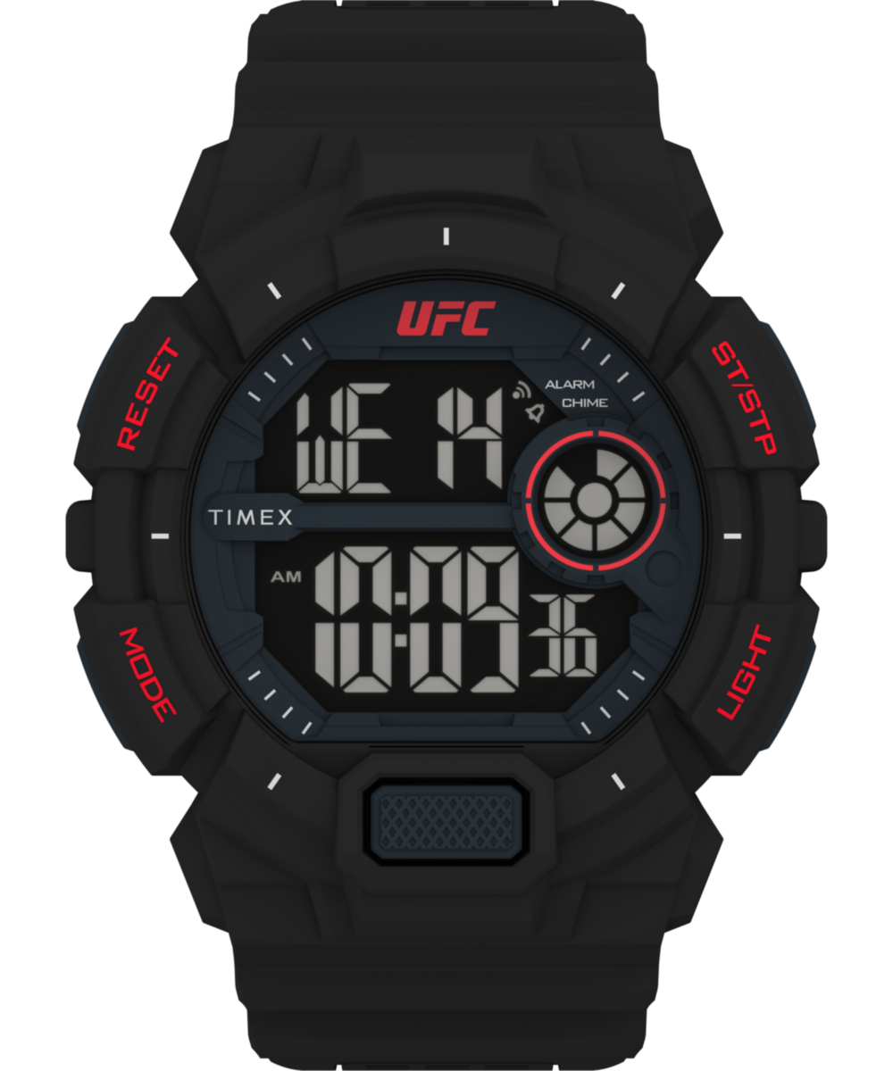 Timex UFC Round 21mm Black Dial Digital Men Watch - TW5M534000D