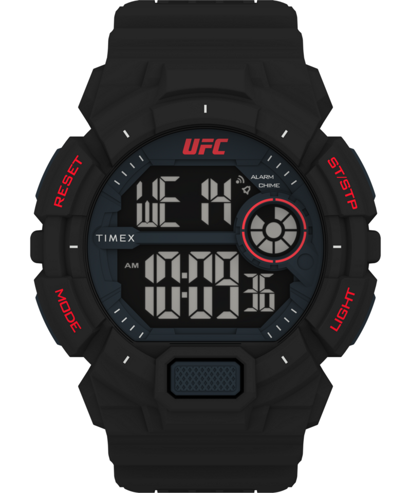 Timex UFC Round 21mm Black Dial Digital Men Watch - TW5M534000D Watch Timex