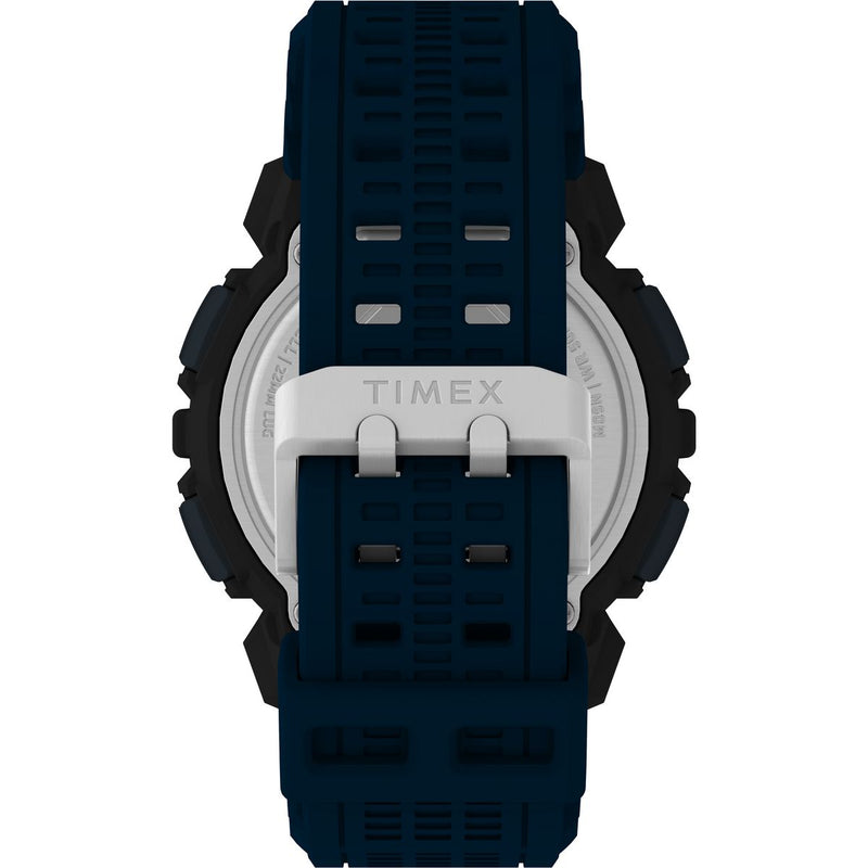 Timex UFC Round 50mm Silver Dial Digital Men Watch - TW5M535000D Watch Timex