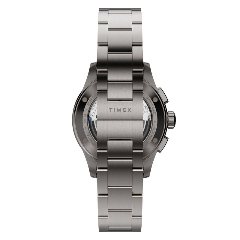 Timex Atelier Chronograph Automatic M1a Ti 42mm Swiss Made Titanium Bracelet - TW6A027004A Watch Timex