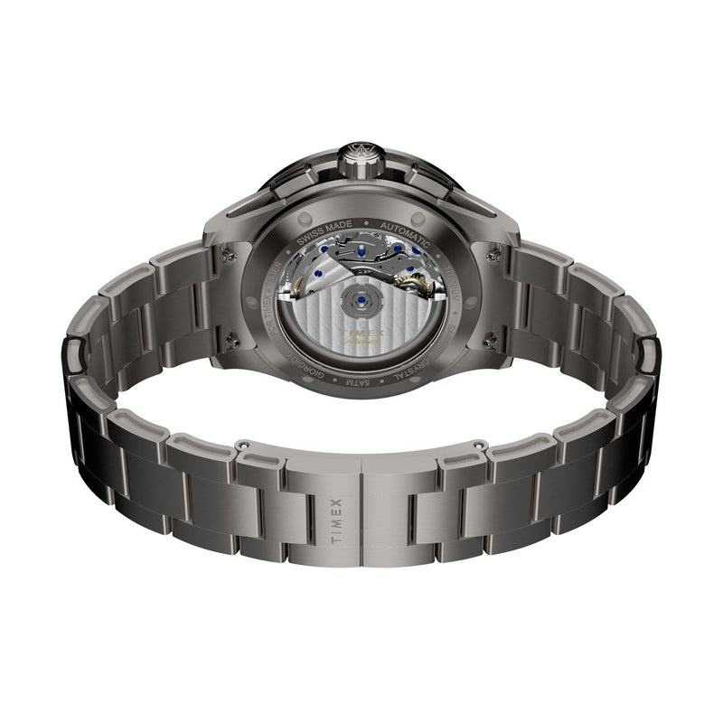 Timex Atelier Chronograph Automatic M1a Ti 42mm Swiss Made Titanium Bracelet - TW6A027004A Watch Timex