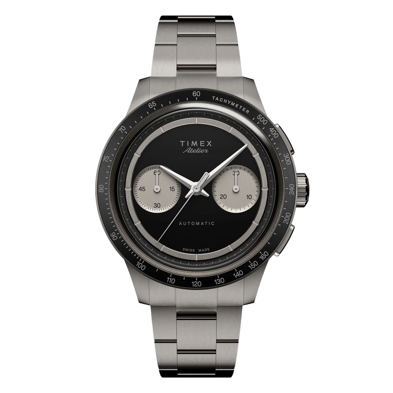 Timex Atelier Chronograph Automatic M1a Ti 42mm Swiss Made Titanium Bracelet - TW6A027004A Watch Timex