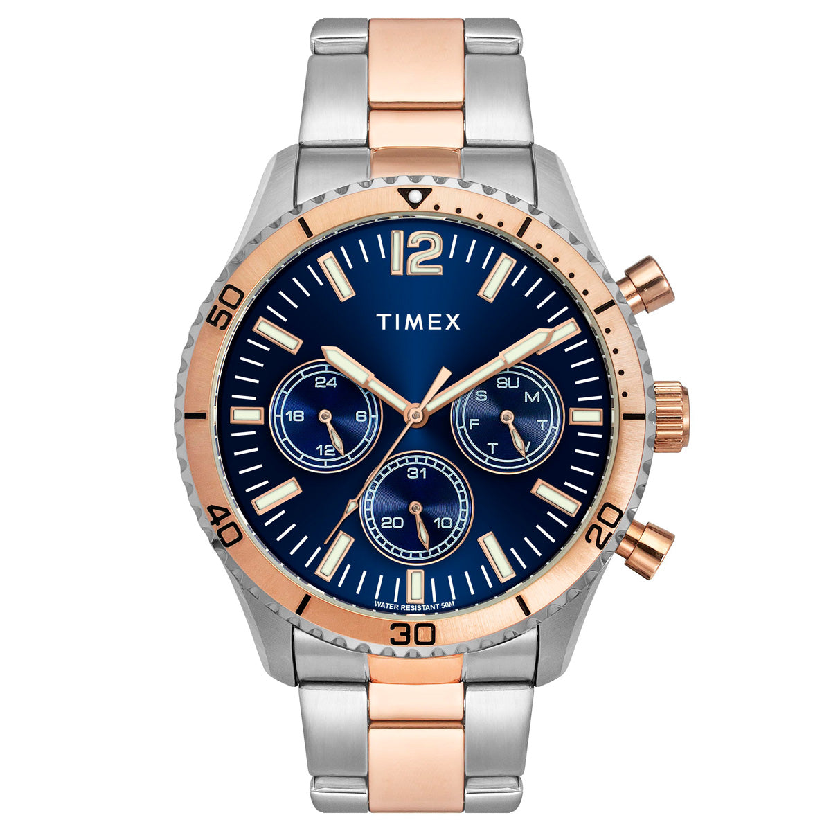 Timex Round 21mm Blue Dial Analog Men Watch - TWEG22202