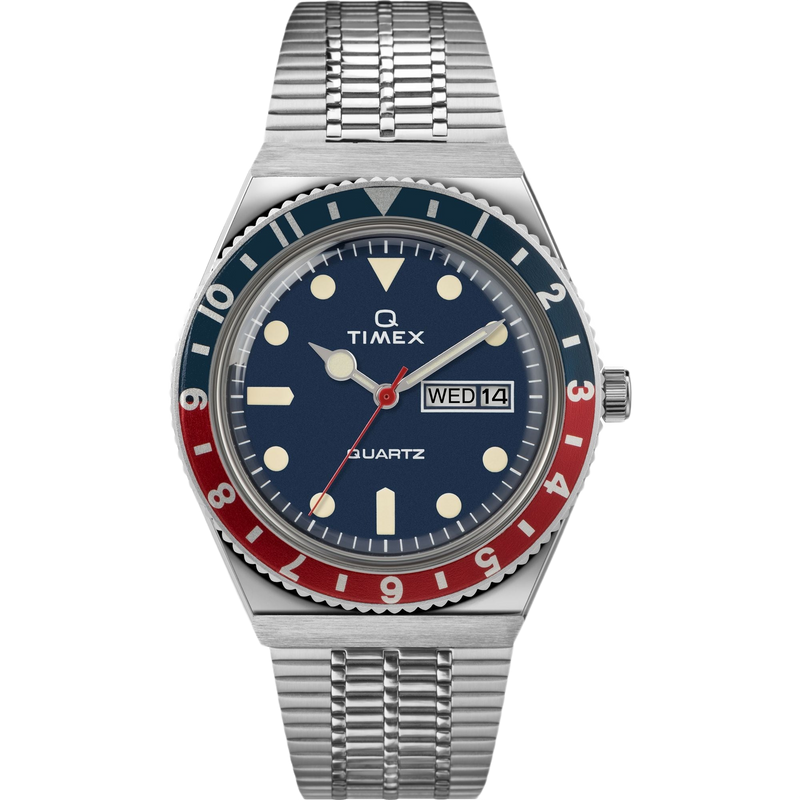 Timex Q Round 21mm Blue Dial Analog Men Watch - TWEG26300 Watch Timex