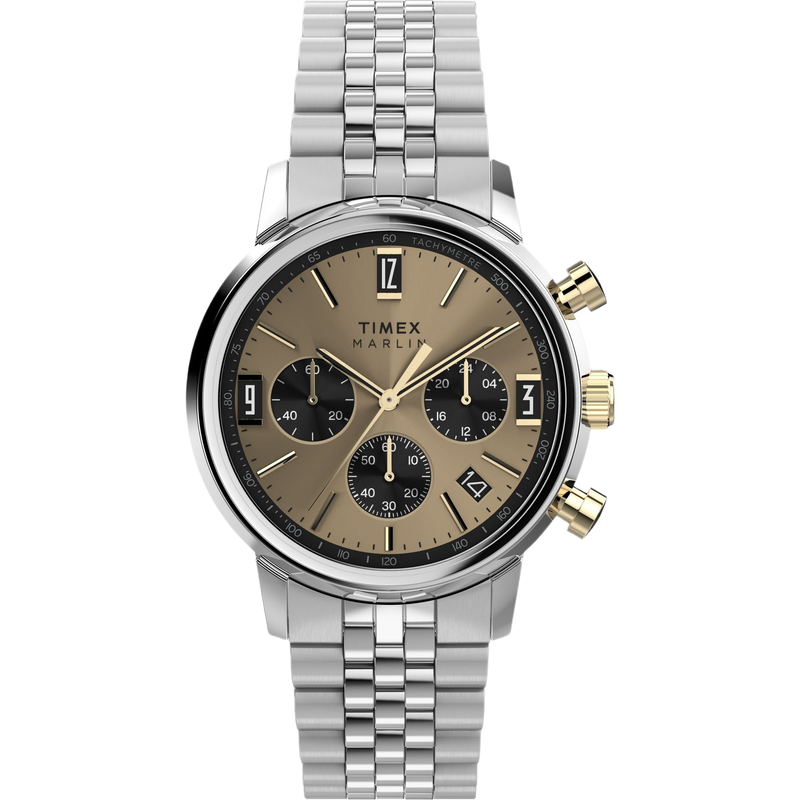 TIMEX Marlin Champagne Round Dial Analog Men's Watch - TWEG26713 Watch Timex