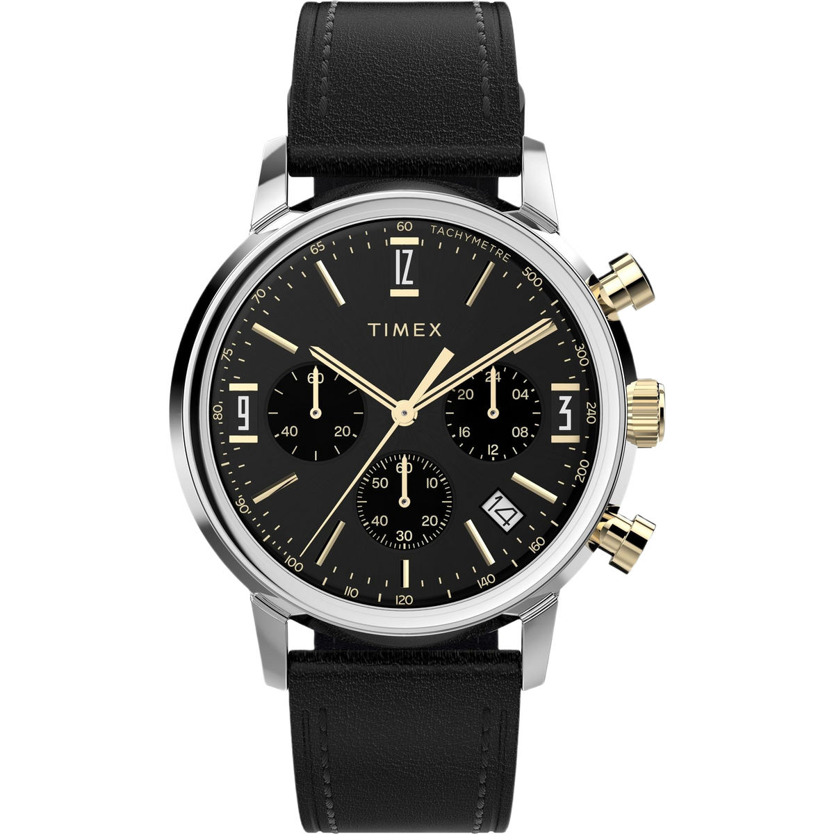 TIMEX Marlin Black Round Dial Analog Men's Watch - TWEG26715