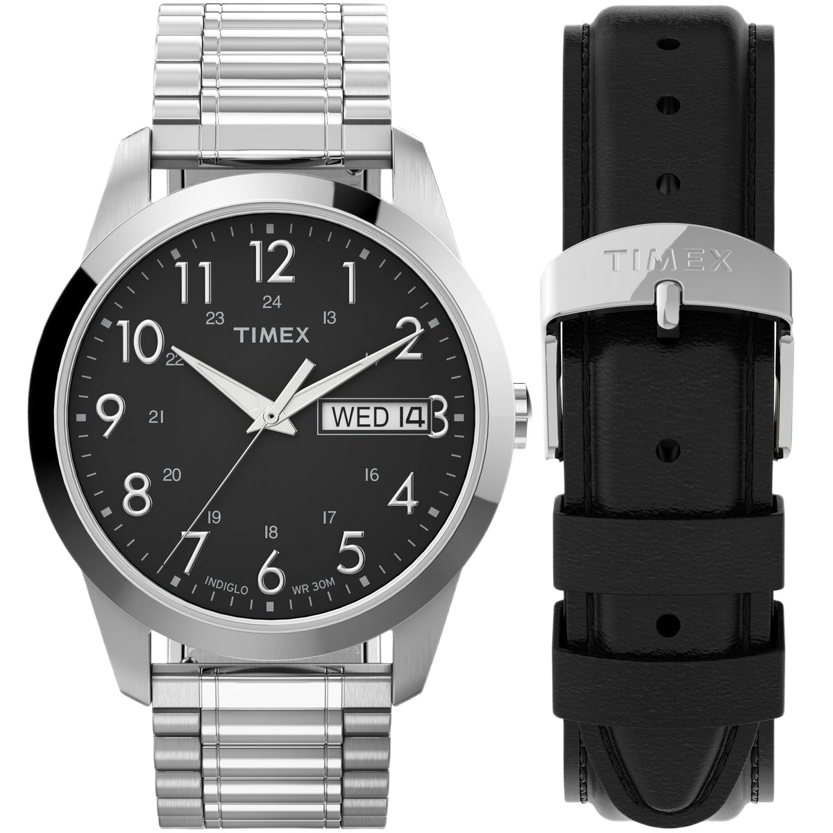 Timex Main Street Round 36mm Black Dial Analog Men Watch - TWG027900JQ