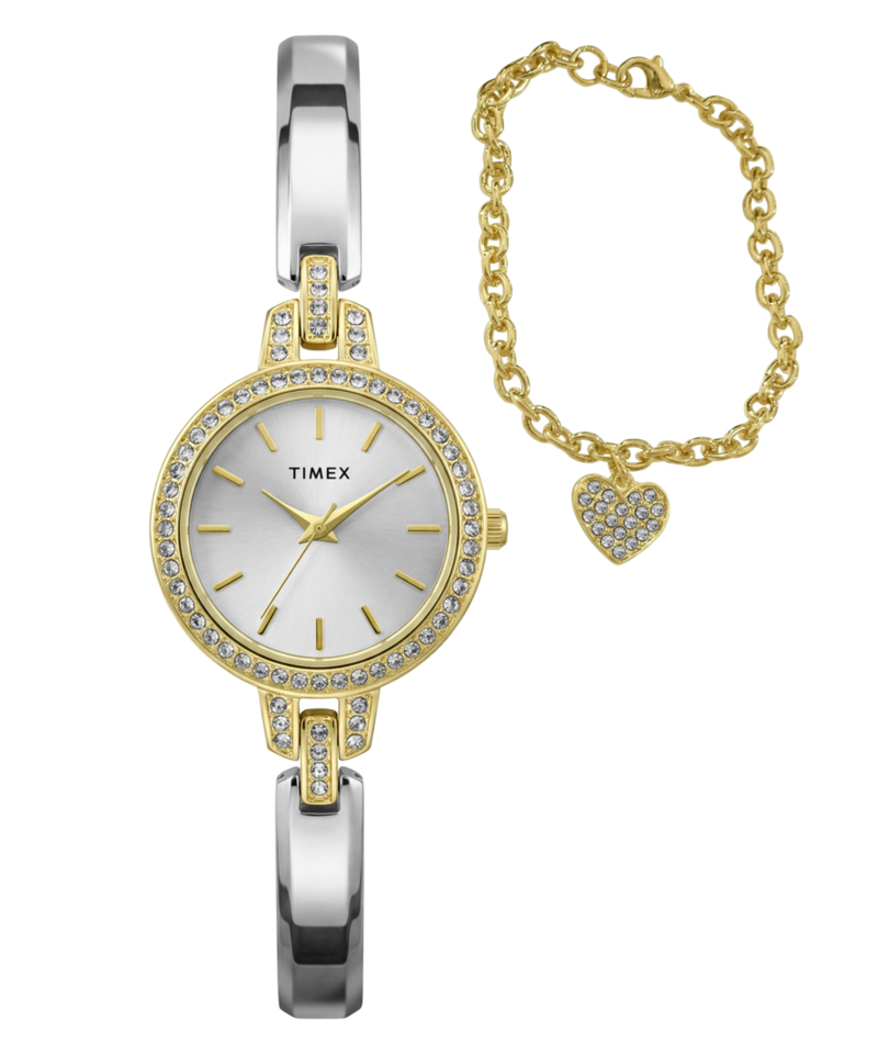 Timex Trend Round 28mm Silver Dial Analog Women Watch - TWG067800UJ Watch Timex