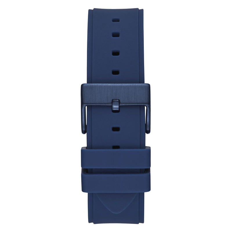 Guess Blue Round Dial Quartz Analog Men Watch Watch Guess