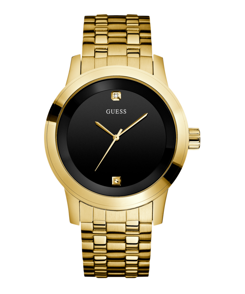 Guess Telescope Black Round Quartz Men Watch Watch Guess