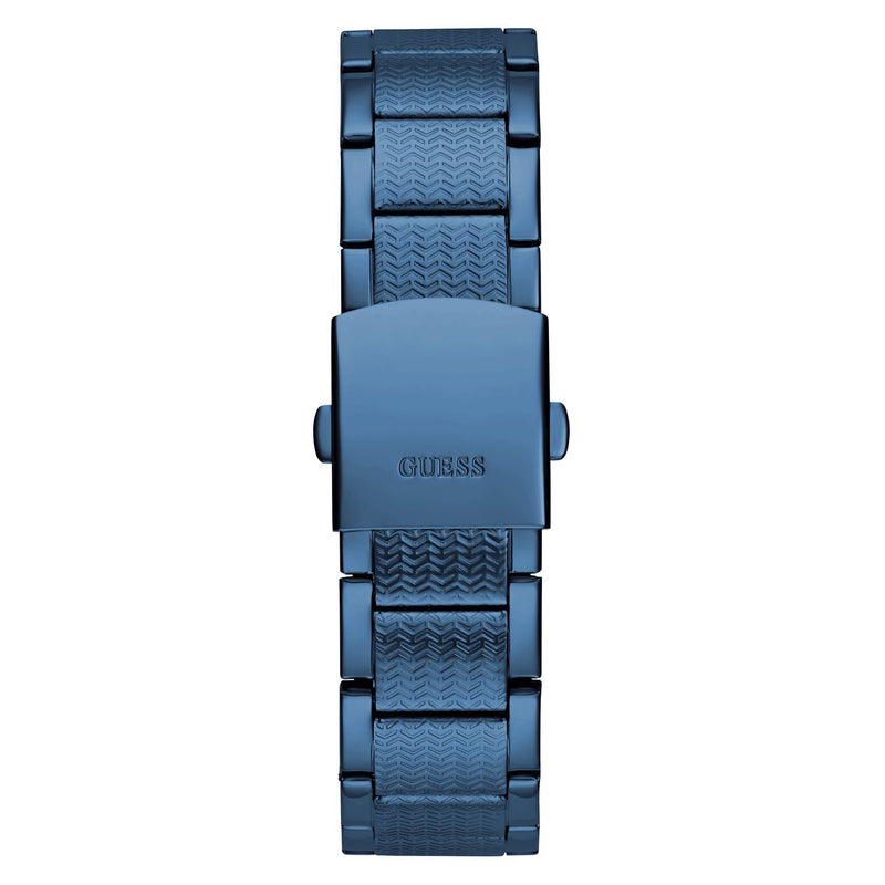 Guess Proxy Blue Round Dial Quartz Analog Men Watch Watch Guess