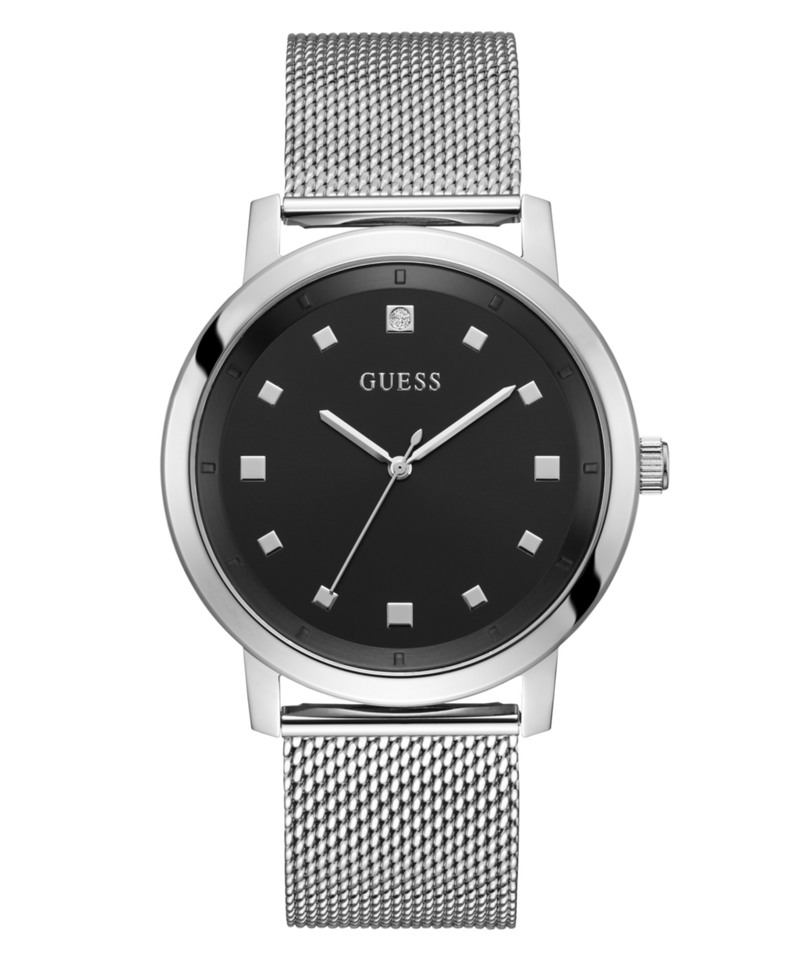 Guess Black Round Dial Quartz Analog Men Watch Watch Guess