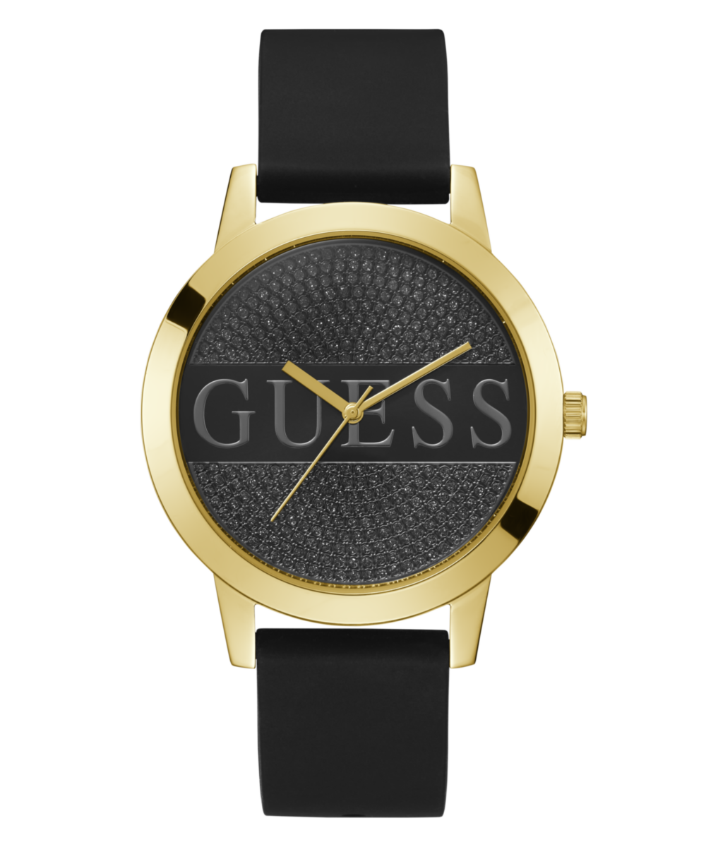 Guess Black Round Dial Quartz Analog Men Watch