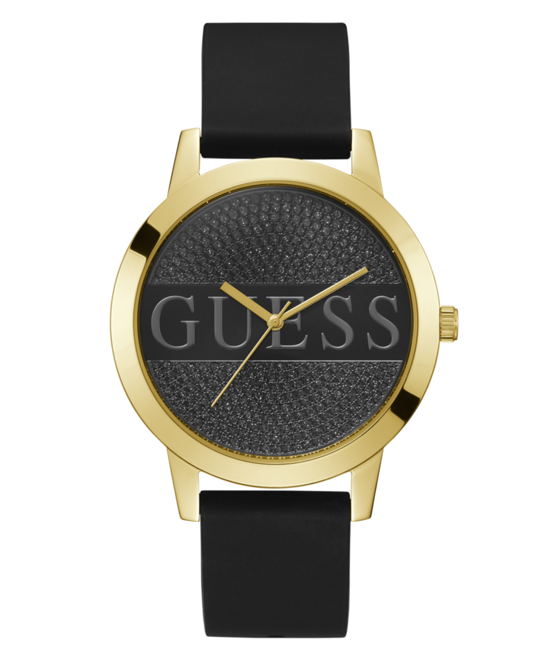 Guess Black Round Dial Quartz Analog Men Watch Watch Guess