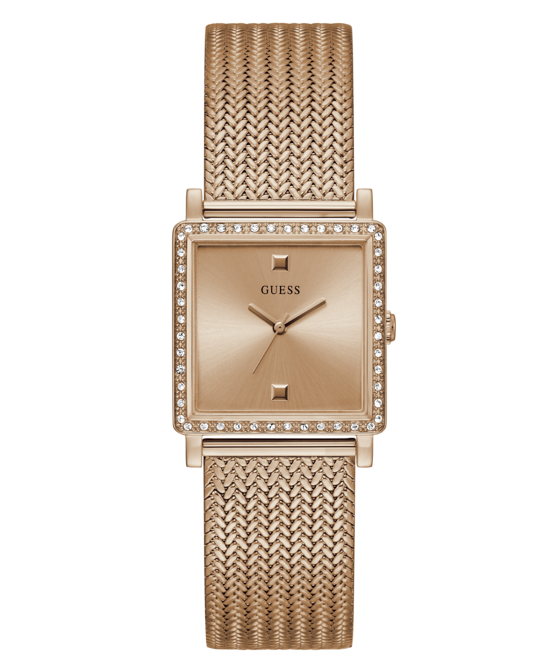 Guess Rose gold Square Dial Quartz Analog Women Watch Watch Guess
