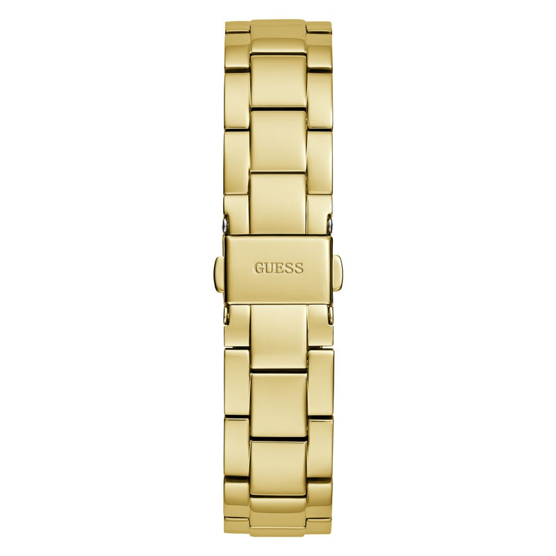 Guess Champagne Round Dial Quartz Analog Women Watch Watch Guess