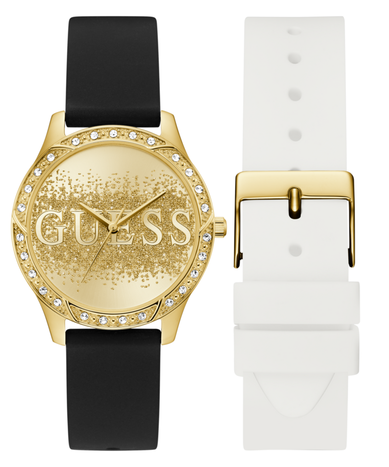 Guess G Spark Champagne Round Dial Quartz Analog Women Watch Watch Guess