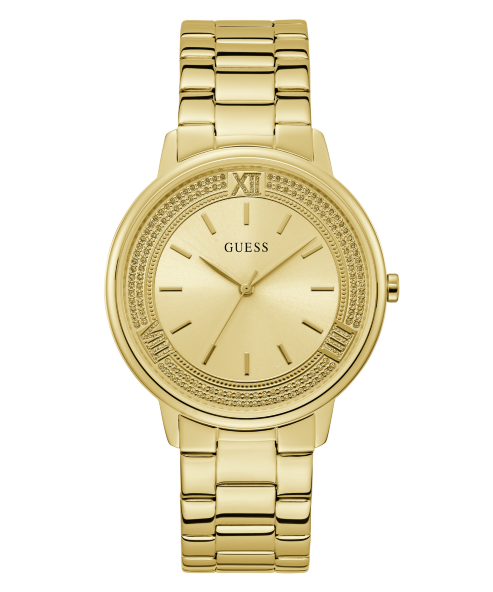 Guess Hollywood Champagne Round Dial Quartz Analog Women Watch