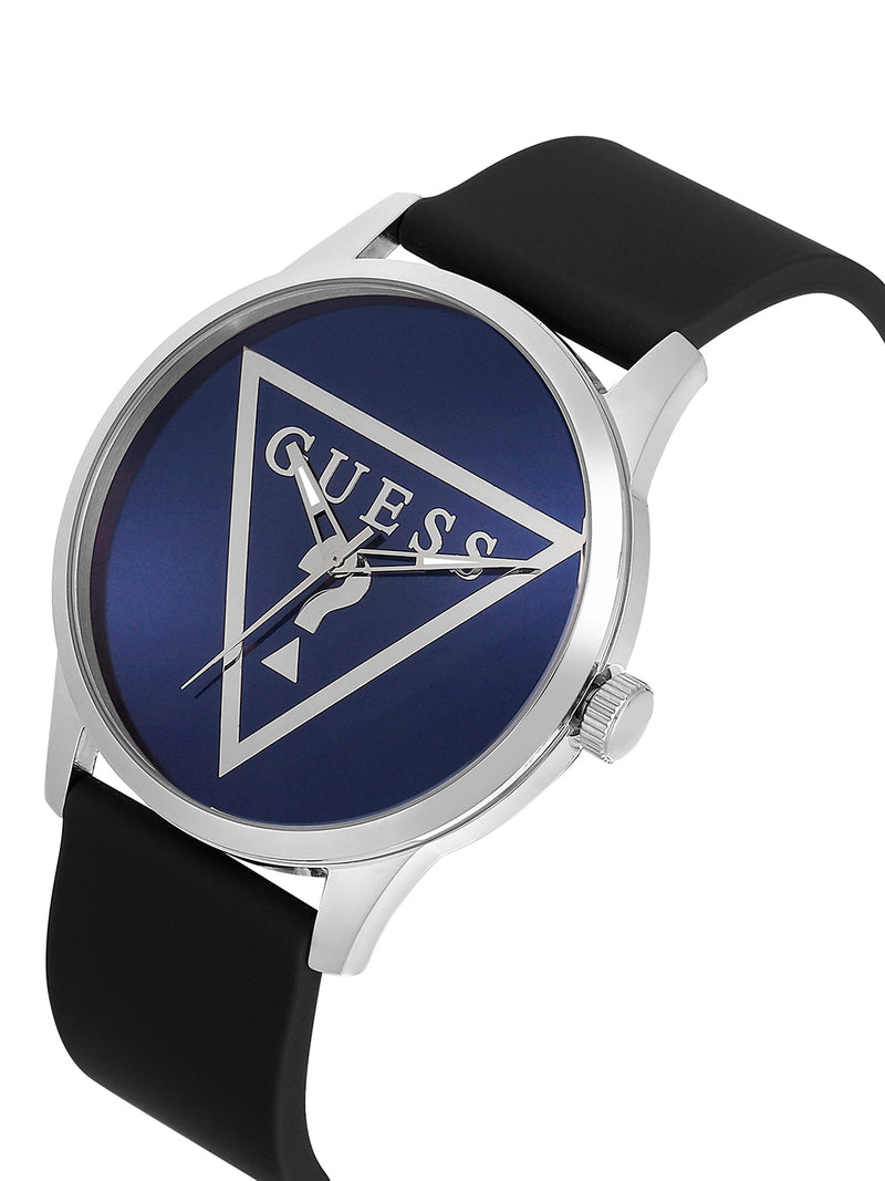 Guess Tri Craze Blue Round Dial Quartz Analog Men Watch Watch Guess