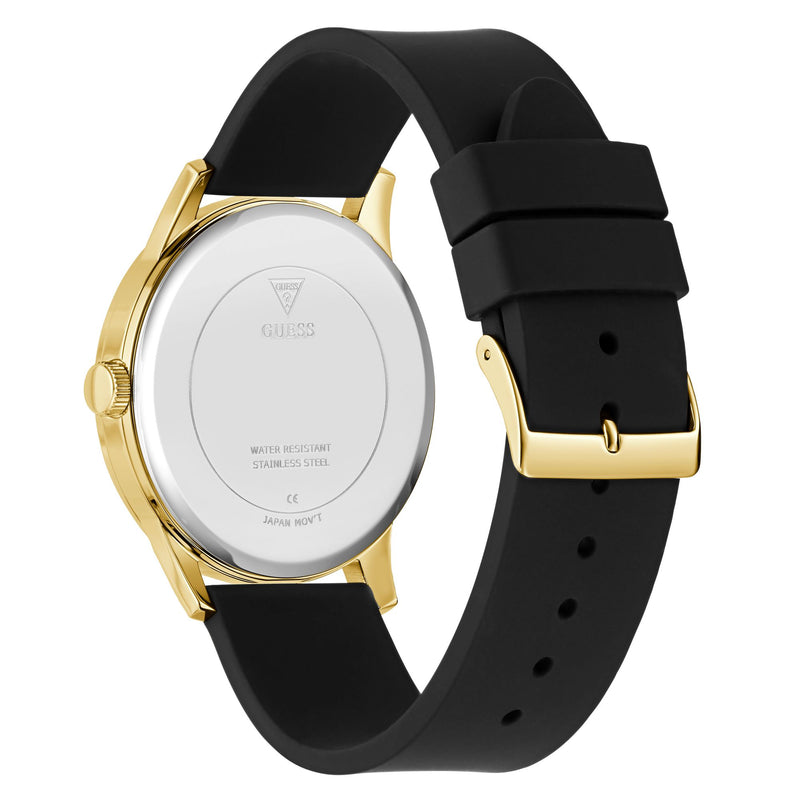 Guess Tri Craze Black Round Dial Quartz Analog Men Watch Watch Guess