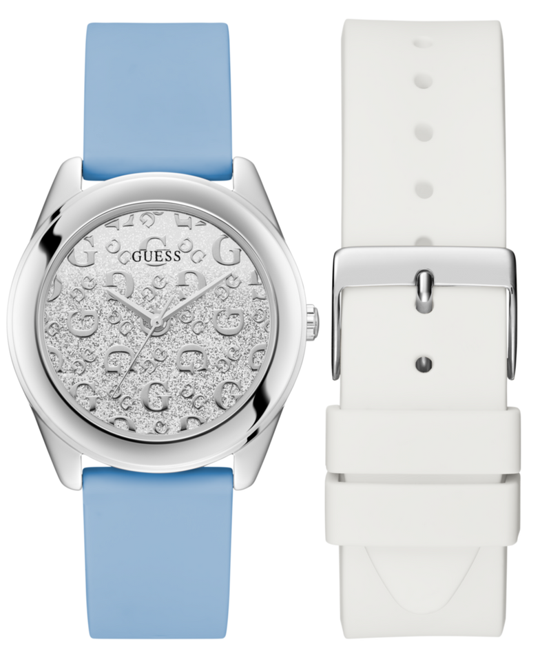 Guess G Mix Silver Round Dial Quartz Analog Women Watch Watch Guess
