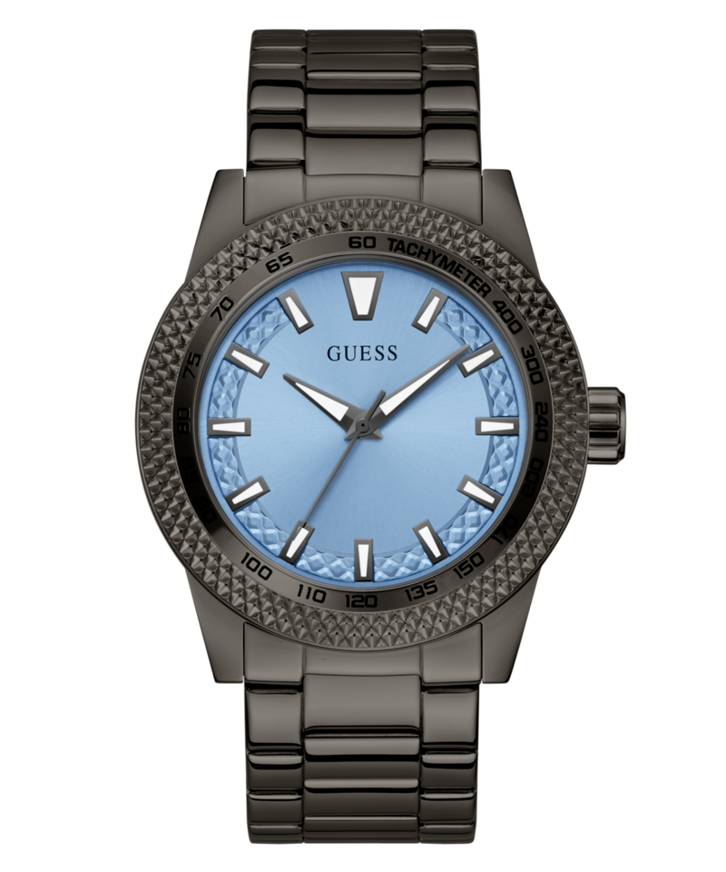 Guess Scout Blue Round Dial Quartz Analog Men Watch Watch Guess