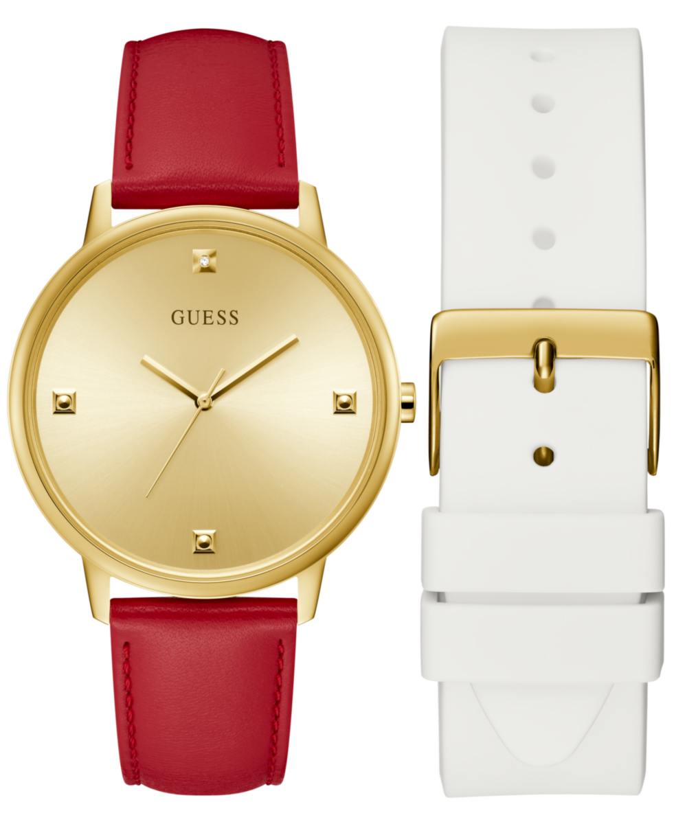 Guess Gbs Radiate Champagne Round Dial Quartz Analog Women Watch