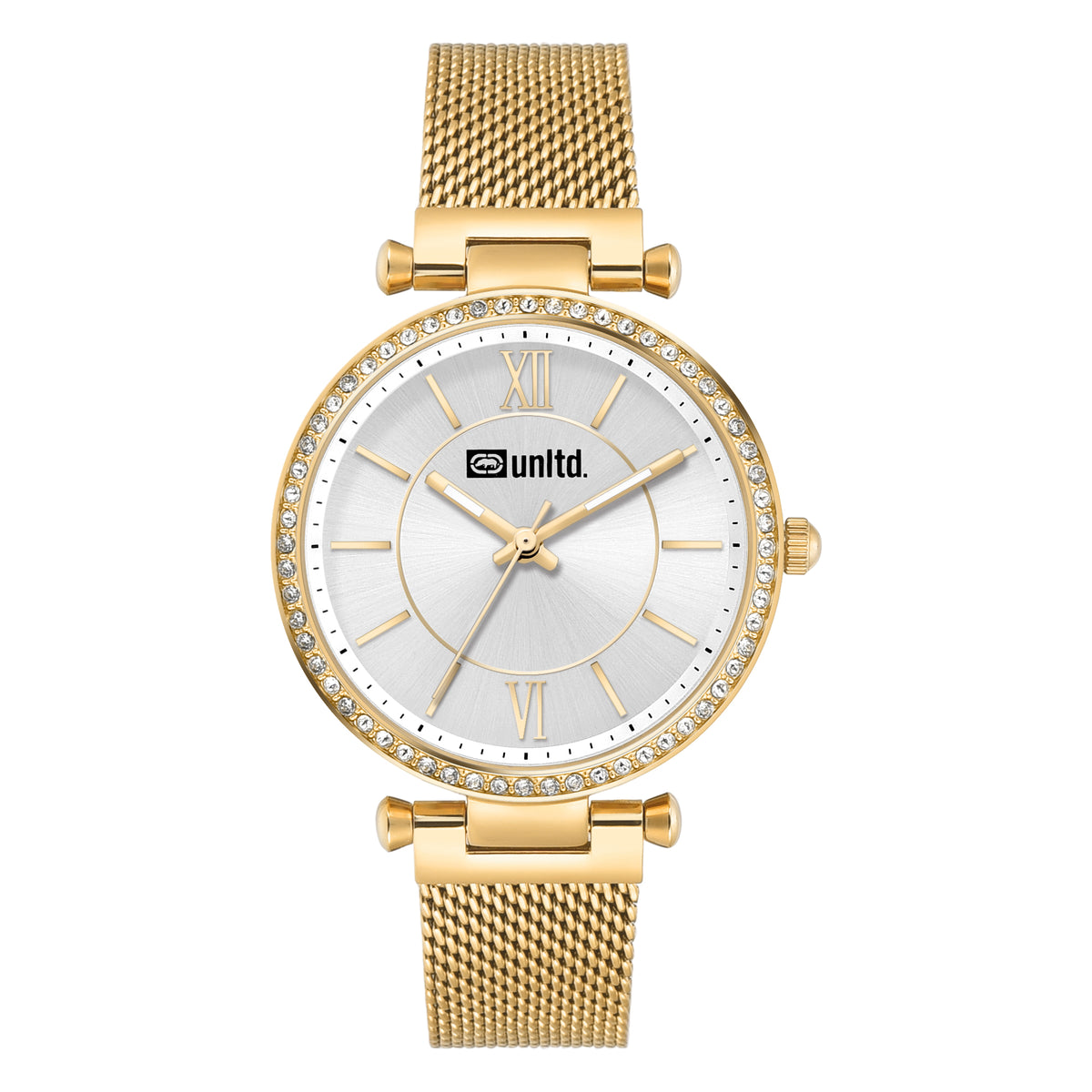 Unltd. By Timex Group Silver Round Dial Quartz Analog Women Watch