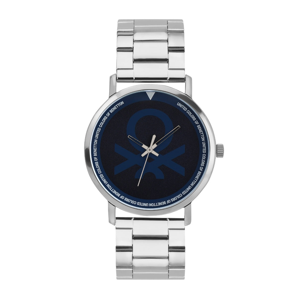 United Colors Of Benetton Blue Round Dial Quartz Analog Men Watch