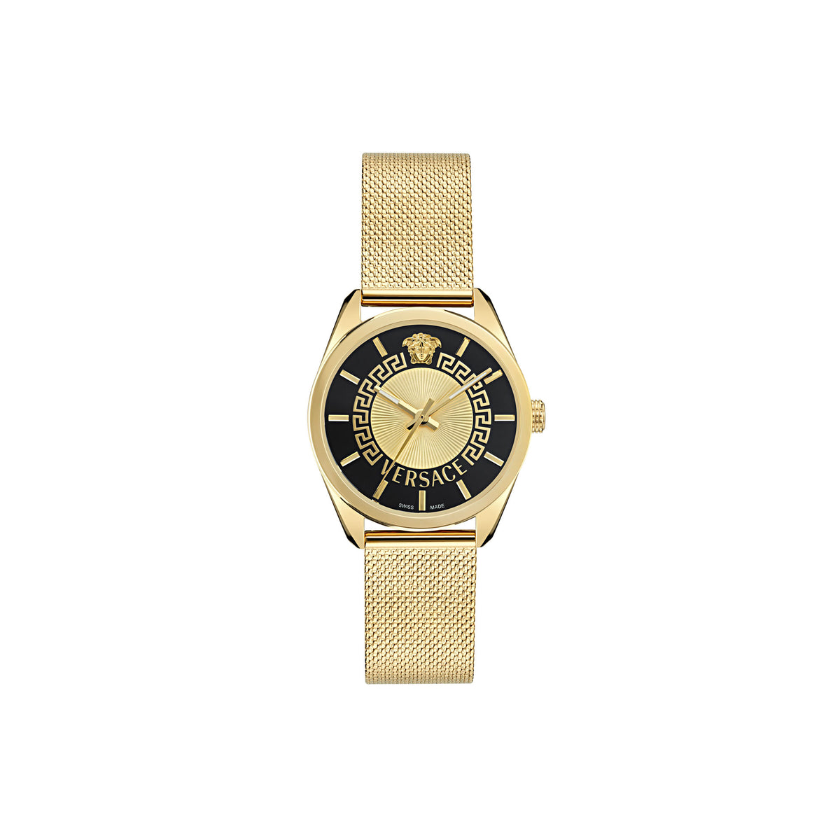 Versace New V Circle Multicolor Round Dial Quartz Analog Women Watch