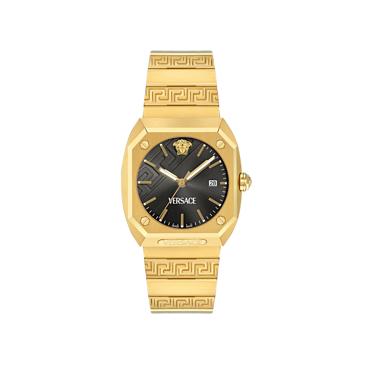 Versace Multicolor Octogonal Dial Quartz Analog Men Watch