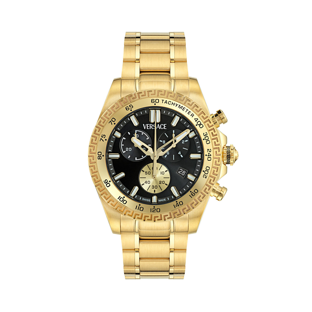 Versace Chrono X Black Round Dial Quartz Analog Men Watch