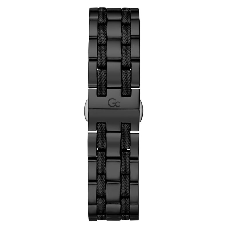 Gc Sport Chic Black Round Dial Quartz Men Watch - Guess Collection Watch Gc