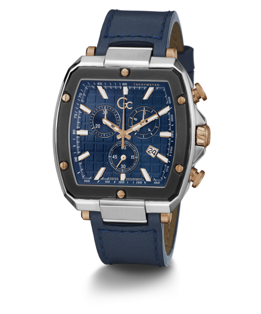 GC Spirit Tonneau Blue Round Dial Analog Men's Watch - Y83001G7MF