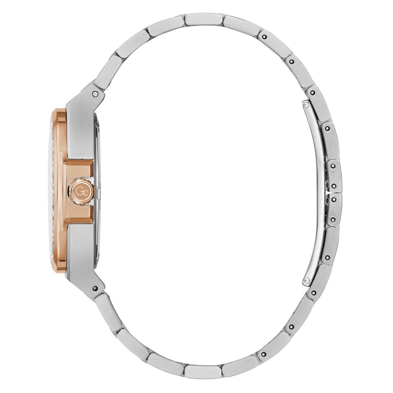 Gc Sport Chic Grey Round Dial Quartz Women Watch - Guess Collection Watch Gc