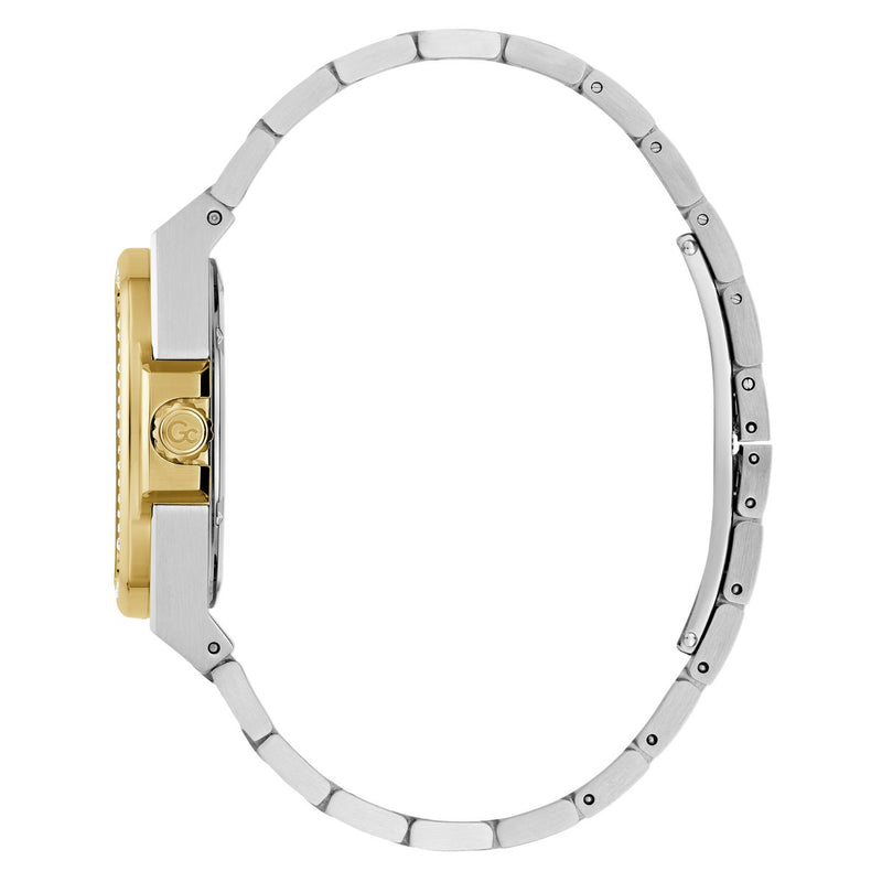 Gc Sport Chic Silver Round Dial Quartz Analog Women Watch - Guess Collection Watch Gc
