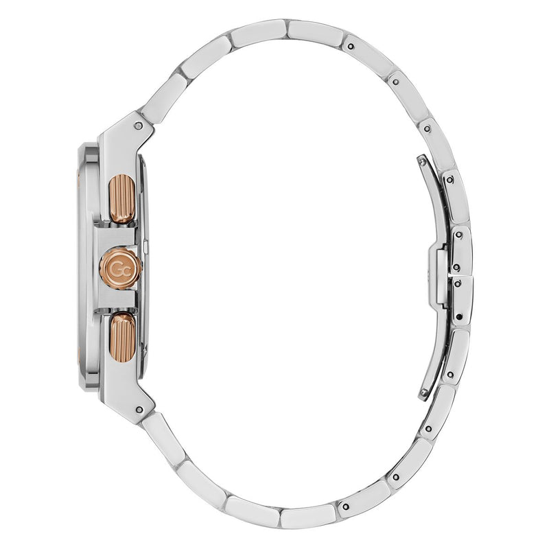 Gc Sport Chic Black Round Dial Quartz Men Watch - Guess Collection Watch Gc