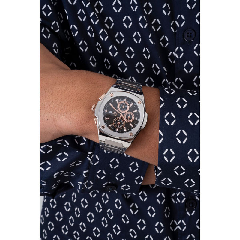 Gc Sport Chic Black Round Dial Quartz Men Watch - Guess Collection Watch Gc