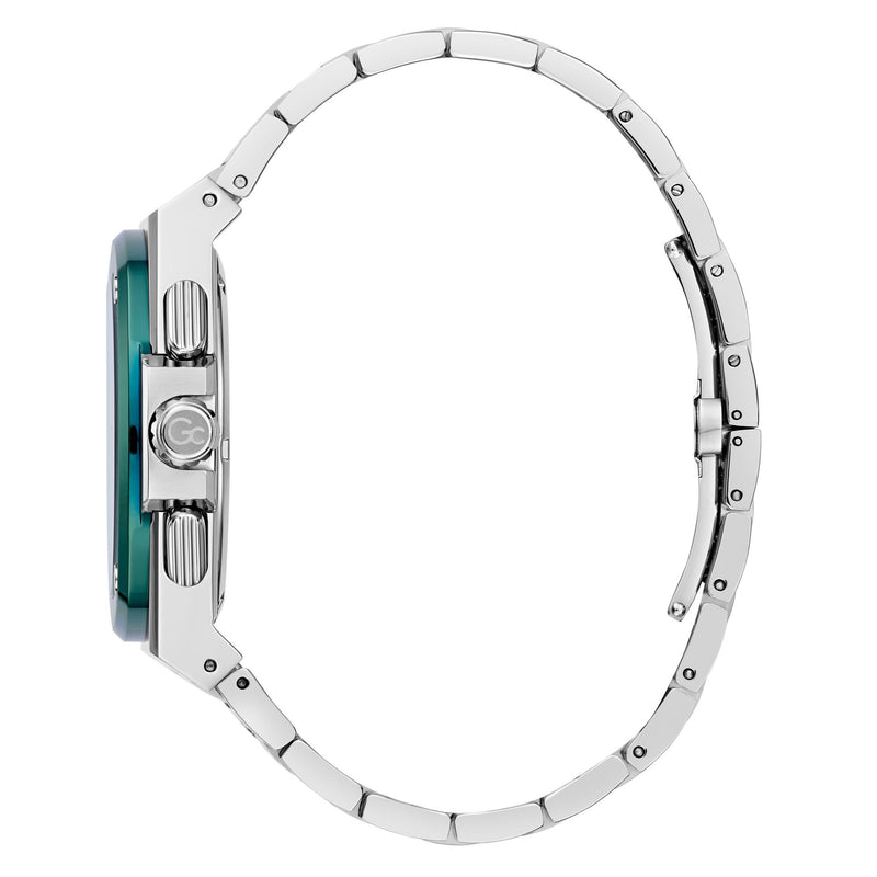 Gc Collection Coussin Grey Square Dial Quartz Analog Men Watch - Guess Collection Watch Gc