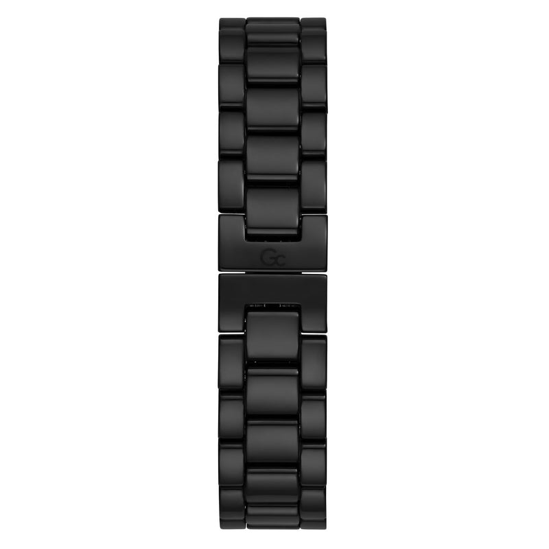 Gc Sport Chic Black Round Dial Quartz Analog Women Watch - Guess Collection Watch Gc