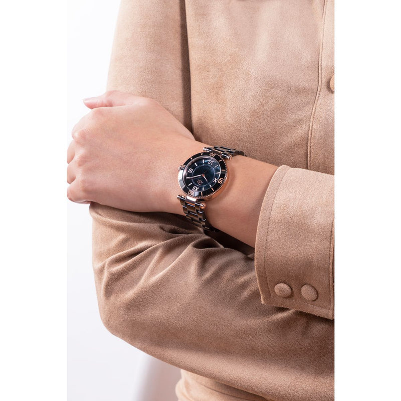 Gc Sport Chic Black Round Dial Quartz Analog Women Watch - Guess Collection Watch Gc