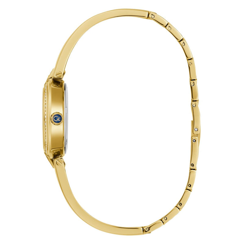 Gc Sport Chic Champagne Round Dial Quartz Analog Women Watch - Guess Collection Watch Gc