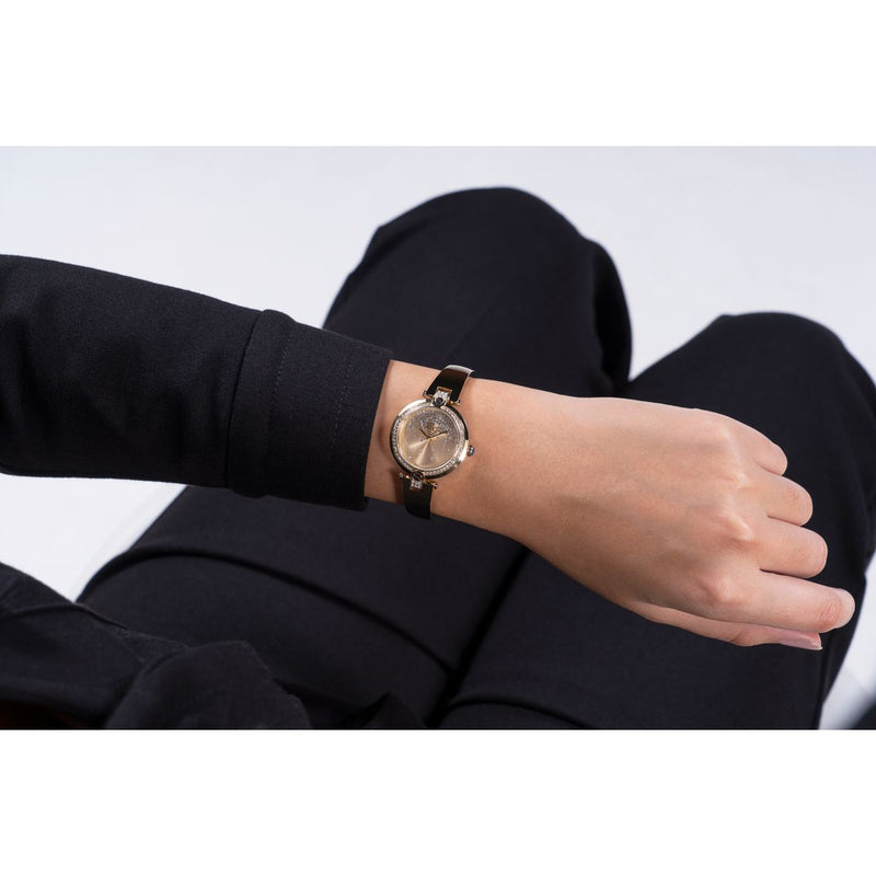 Gc Sport Chic Champagne Round Dial Quartz Analog Women Watch - Guess Collection Watch Gc