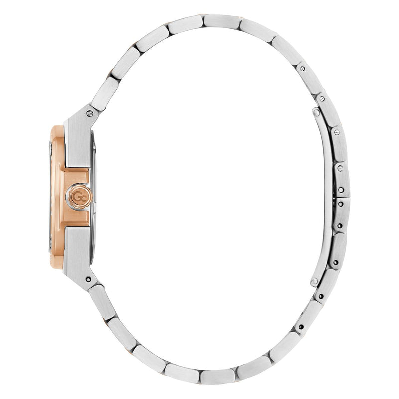 Gc Sport Chic White Round Dial Quartz Women Watch - Guess Collection Watch Gc