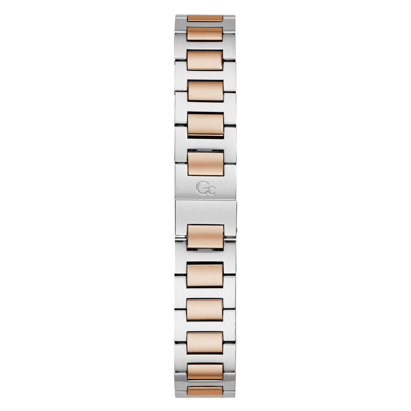 Gc Sport Chic White Round Dial Quartz Women Watch - Guess Collection Watch Gc